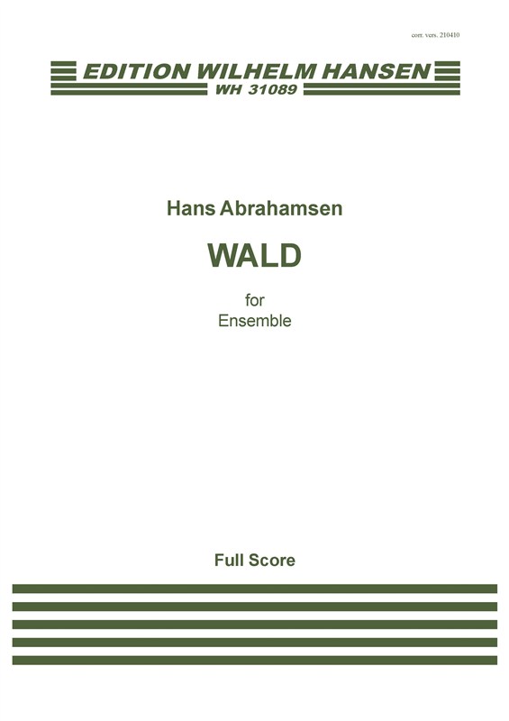HANS ABRAHAMSEN WALD FOR ENS SC