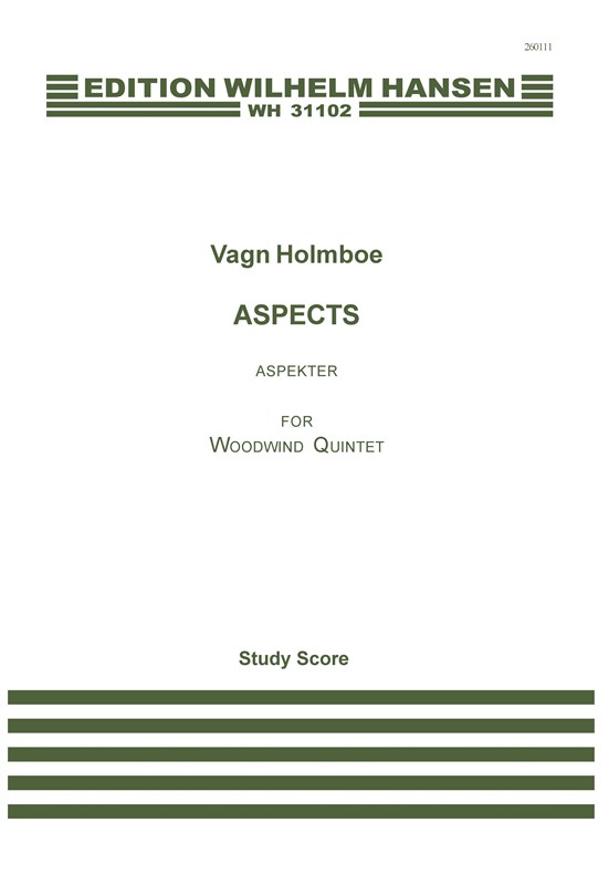 Vagn Holmboe: Aspects Op. 72 (Score)