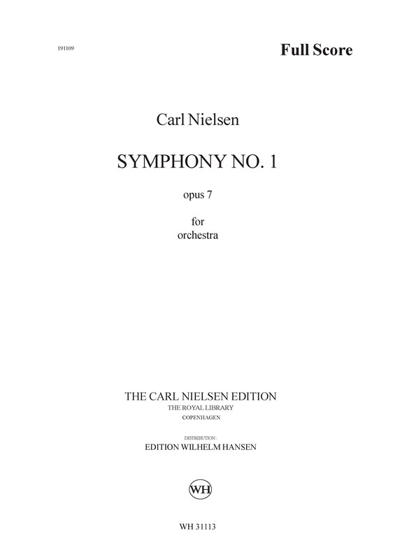 Carl Nielsen: Symphony No.1 Op.7 (Score)