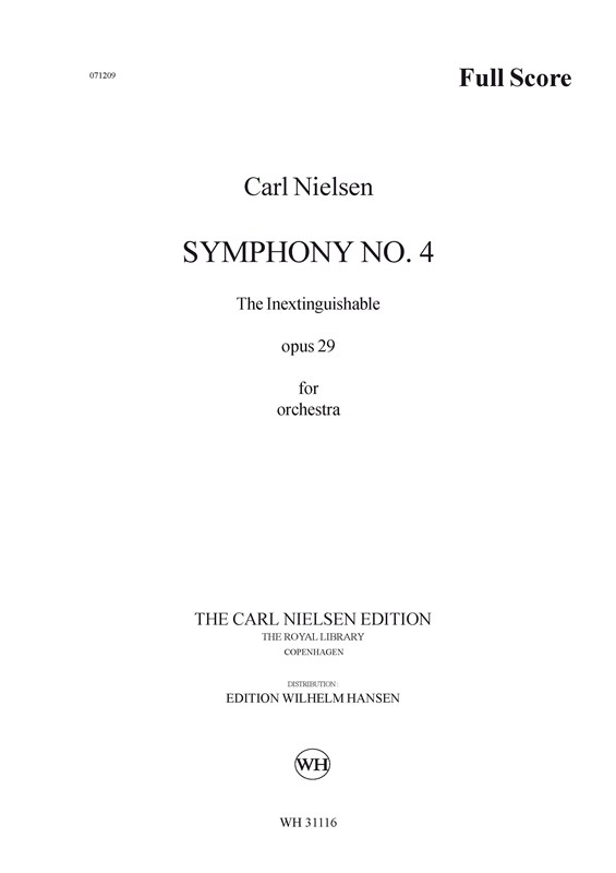 Carl Nielsen: Symphony No.4 Op.29 (Full Score)
