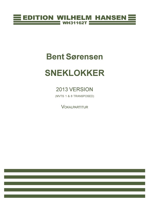 Sãrensen Sneklokker 2013 Version Cs