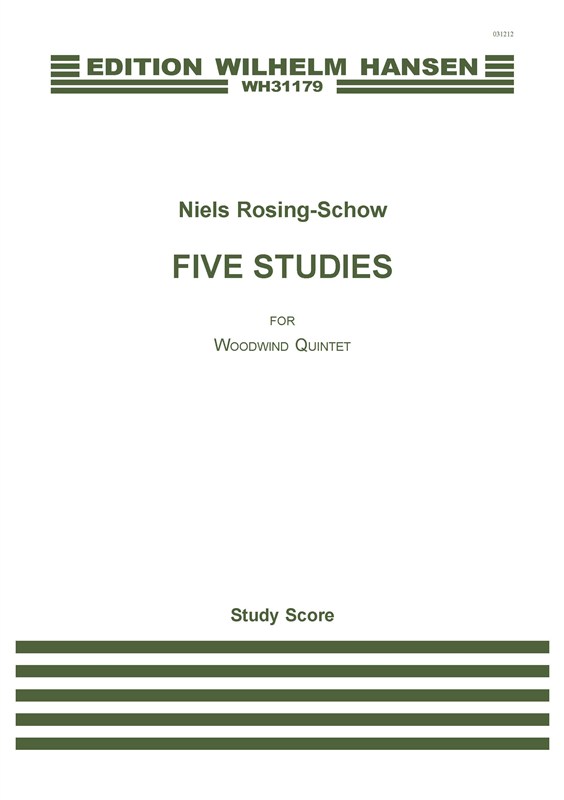 Niels Rosing-Schow: Five Studies (score)