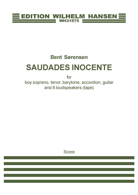 BENT SØRENSEN SAUDADES INOCENTE SC