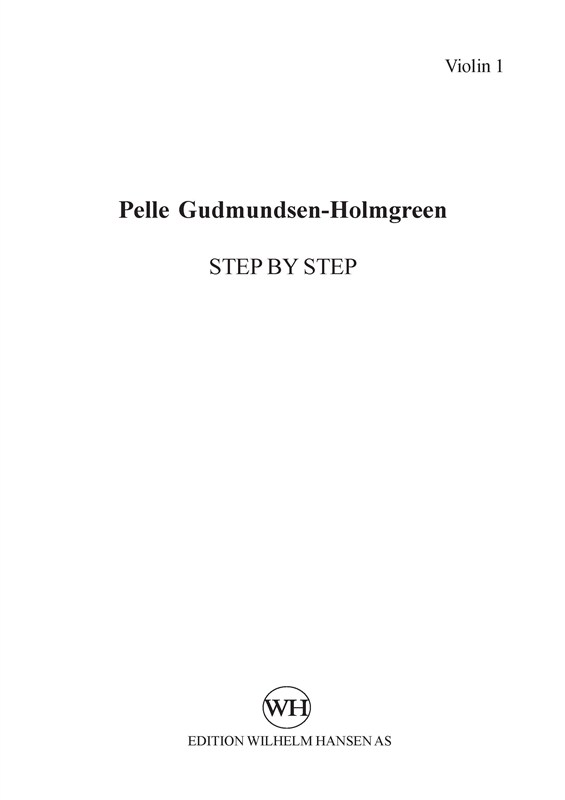 Pelle Gudmundsen-Holmgreen: String Quartet No.5 'Step By Step' (Parts)