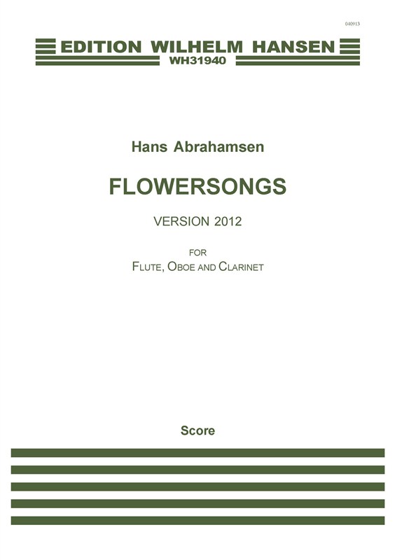 Abrahamsen Flowersongs Ver. 2012 Sc