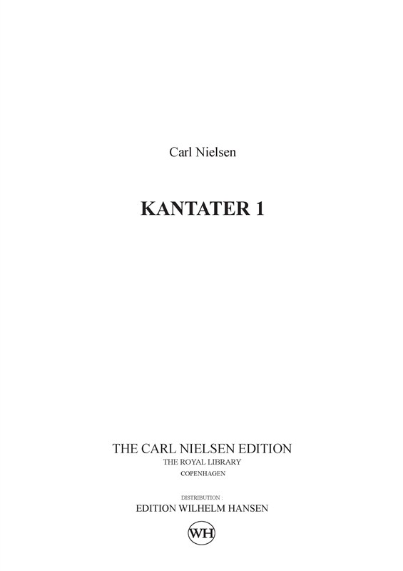 Nielsen Kantater 1 Da/En Sc