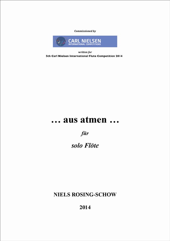 Niels Rosing-Schow: ...Aus Atmen... (Flute Solo)