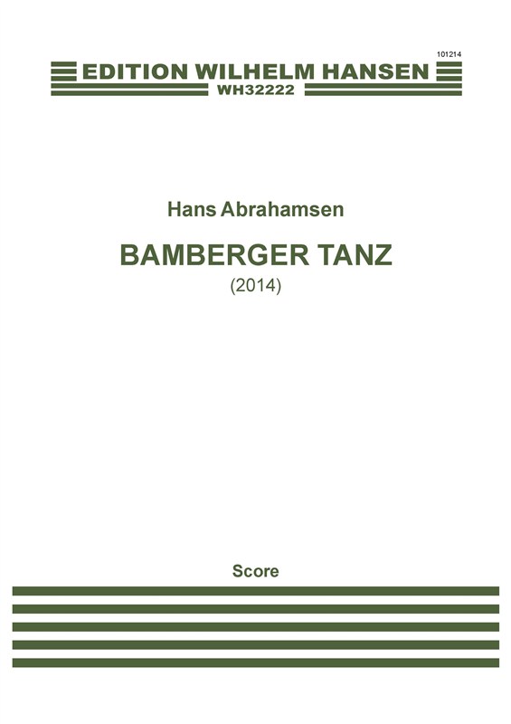 Hans Abrahamsen: Bamberger Tanz (Score)