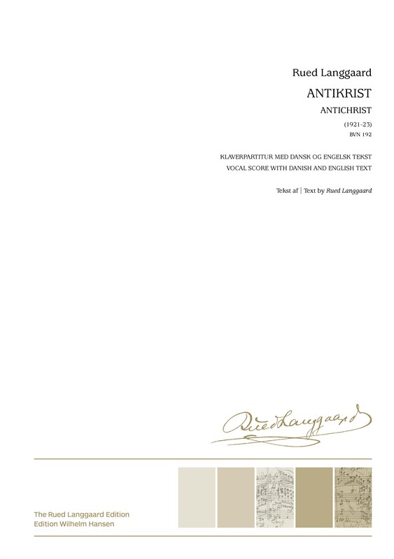 Rued Langgaard: Antikrist 'Fortabelsen' / Antichrist (Vocal Score)