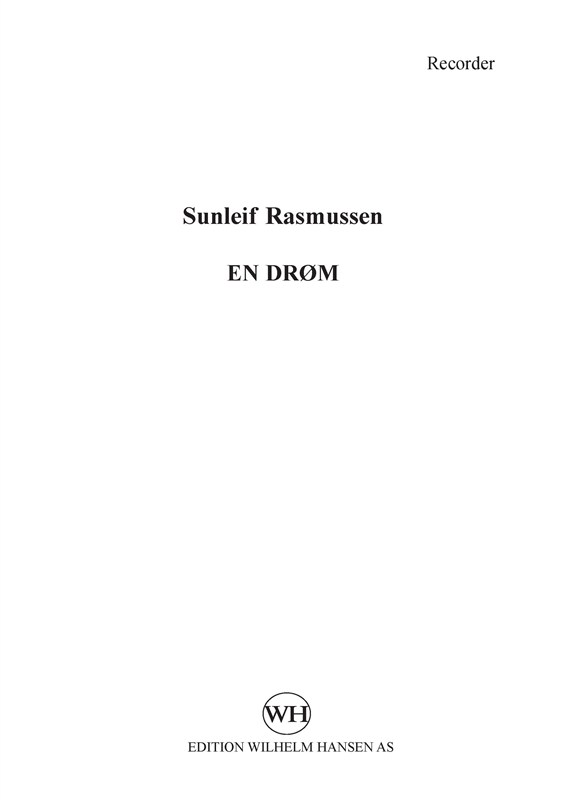 Sunleif Rasmussen: En Drøm (Parts)