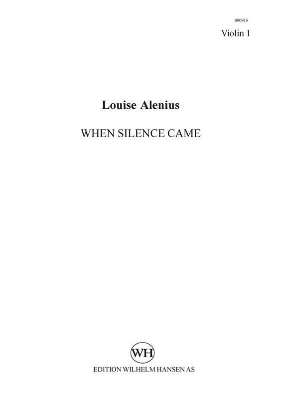 Louise Alenius: When Silence Came (Parts)