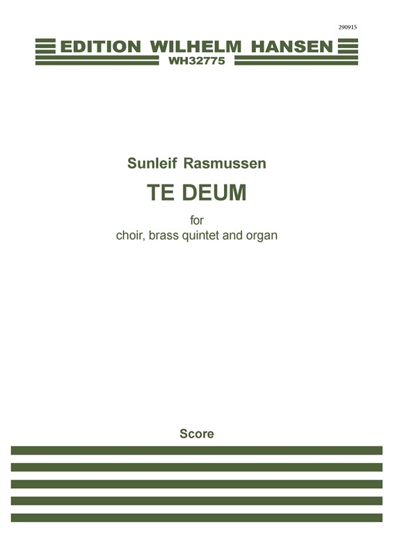 Sunleif Rasmussen: Te Deum (Score)