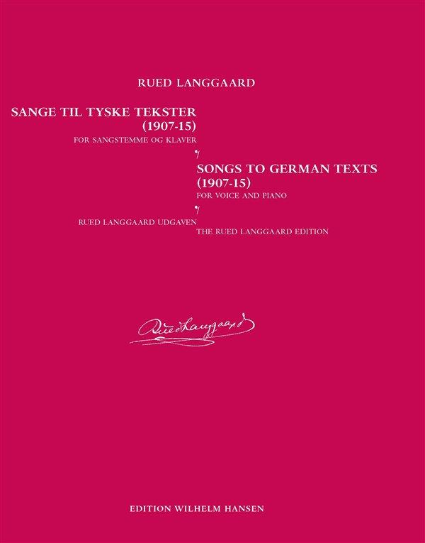 Rued Langgaard: Sange / Songs Vol. 1 (1907-15)