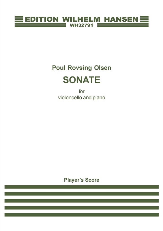 Poul Rosing Olsen: Sonate (Player's Score)