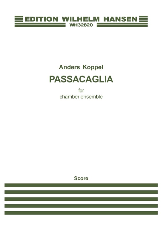 Anders Koppel: Passacaglia (Score)