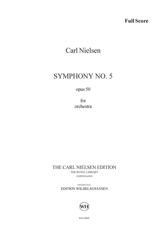 Carl Nielsen: Symphony No.5 Op.5 (Score)