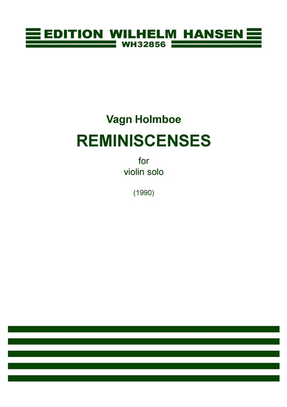 Vagn Holmboe: Reminiscenses (Violin Solo)