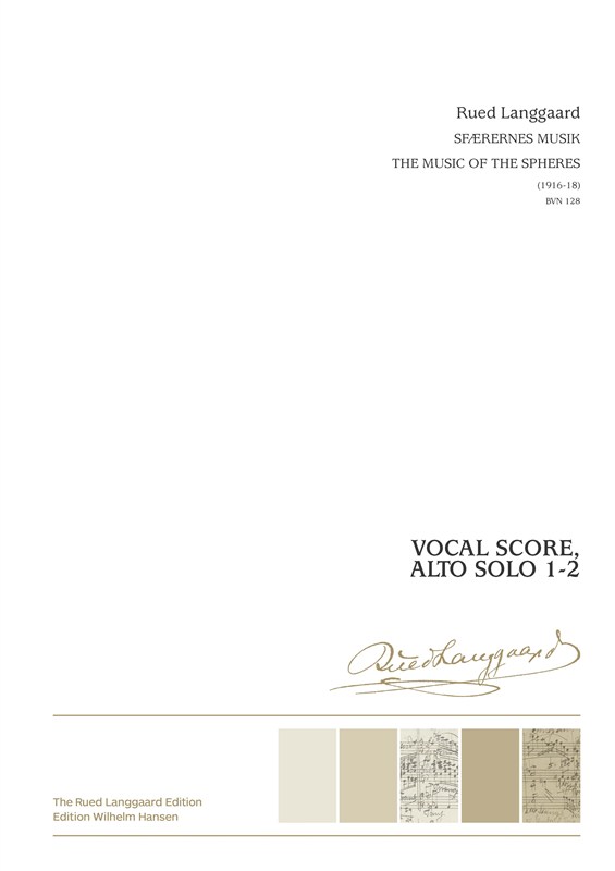 Rued Langgaard: Sfærernes Musik / The Music Of The Spheres (Score)
