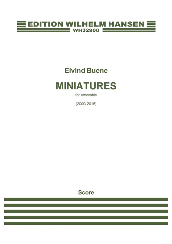 Eivind Buene: Miniatures (Score)