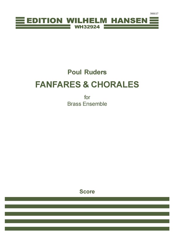 Poul Ruders: Fanfares And Chorales (Score)