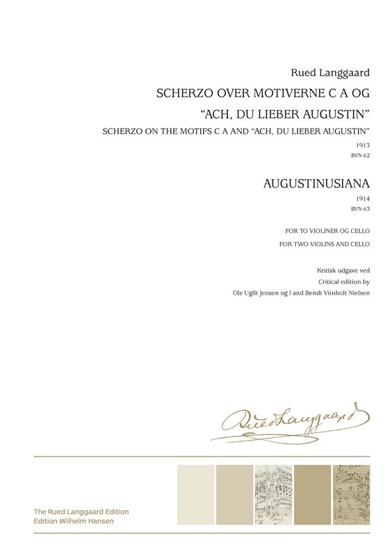 Rued Langgaard: Scherzo & Augustinusiana (Score)