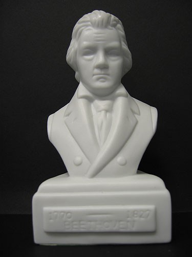 Composer Bust: Beethoven (Porcelain)
