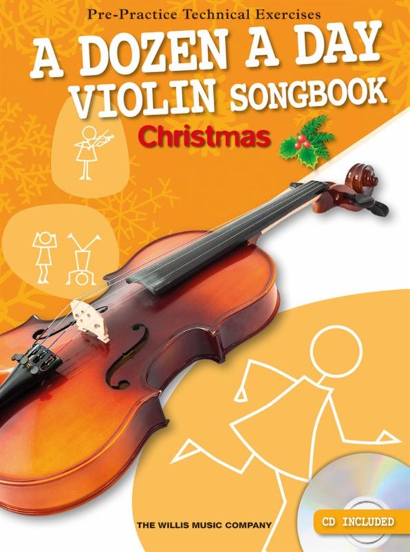 A Dozen A Day Violin Songbook: Christmas (Book/CD)