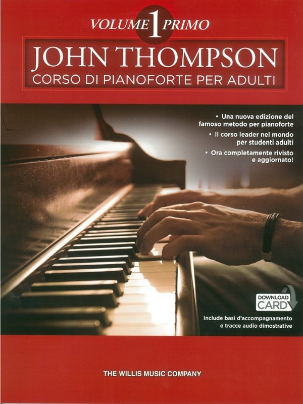 John Thompson: Corso Di Pianoforte Per Adulti (Libro/Download Card)