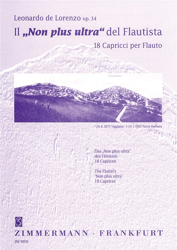 Lorenzo, L: Non Plus Ultra (18 Caprices Op 34)