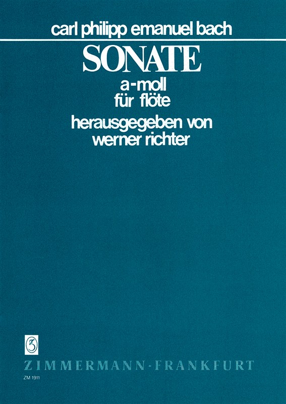 Bach, Cpe: Sonata A Minor Wq 132