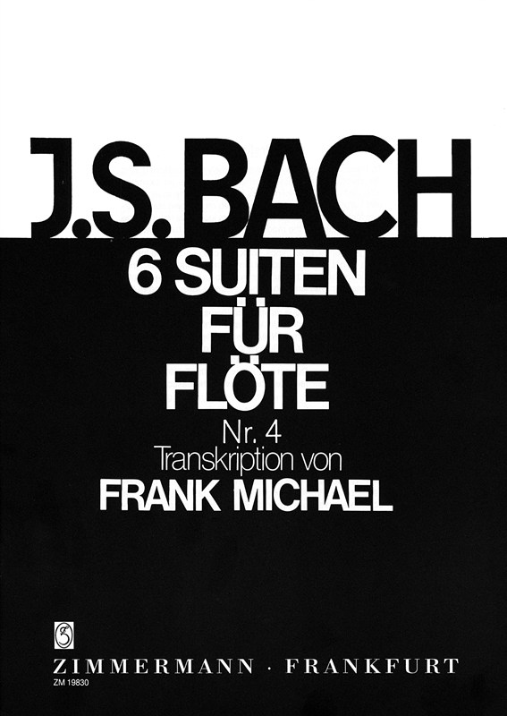 Bach, Js: Suite No 4 In Eb Major Bwv 1010
