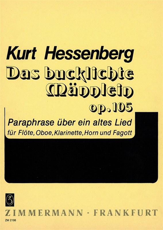 Das Bucklichte Mnnlein Fr Flte, Oboe