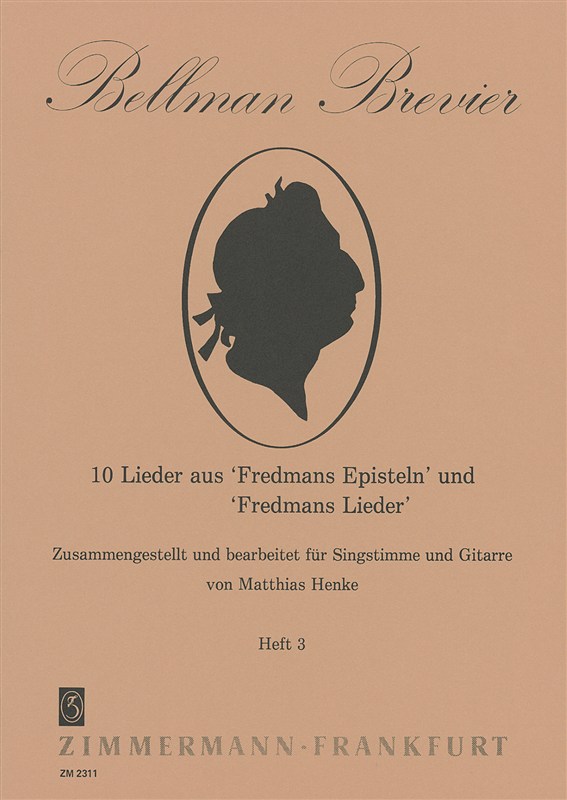 Bellman-brevier Heft 3 Fr Gesang Und