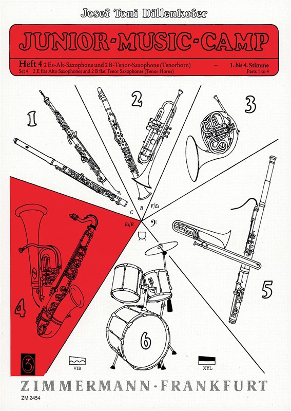 Junior-music-camp Heft 4: Saxophone,