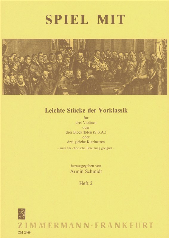 Spiel Mit Heft 2 Fr 3 Violinen (Bloc