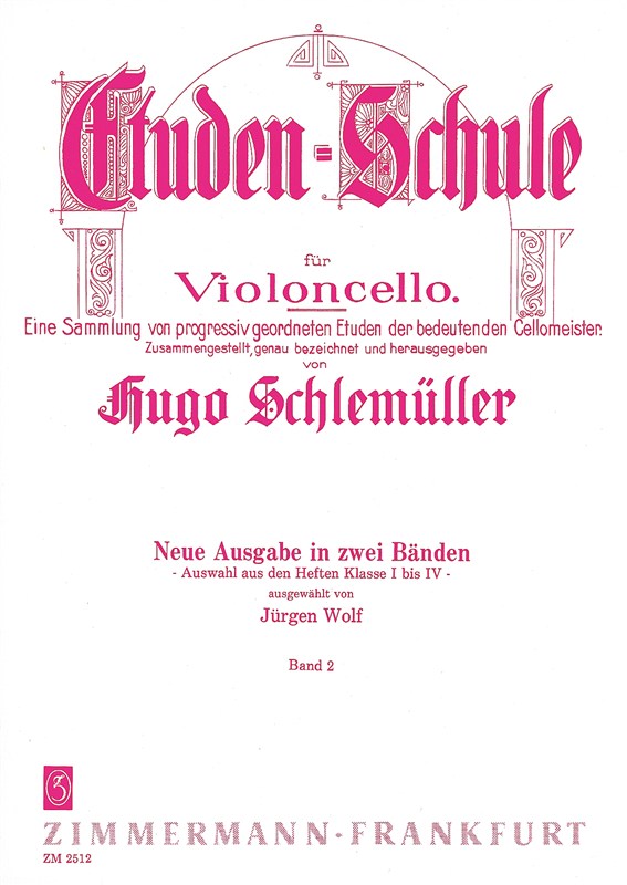 Etden-schule Band 2 Fr Violoncello