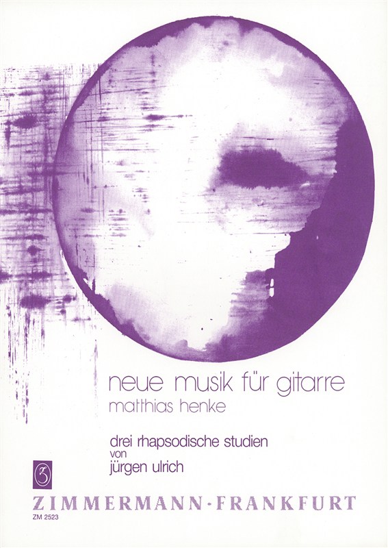 Ulrich, J: 3 Rhapsodic Studies