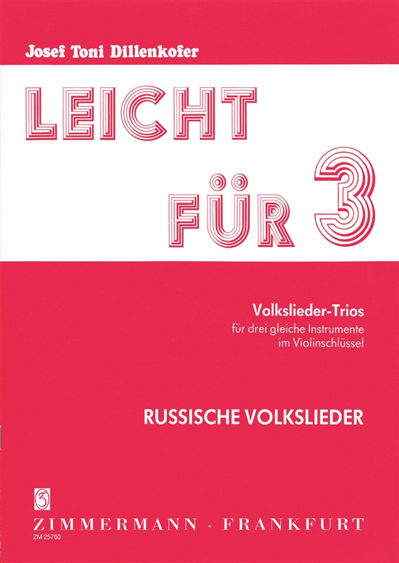 Leicht Fr 3. Volkslieder-trios Fr 3