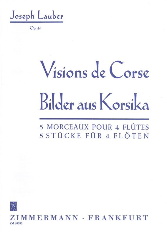 Bilder Aus Korsika Op. 54 Fr 4 Flten