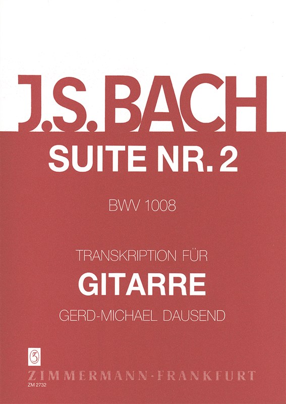 Bach, Js: Suite No 2 Bwv 1008