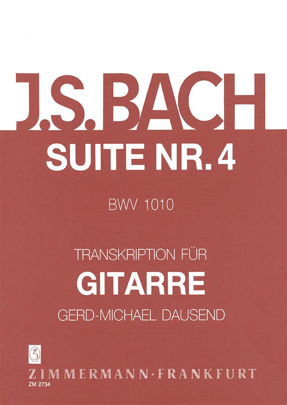 Bach, Js: Suite No 4 Bwv 1010