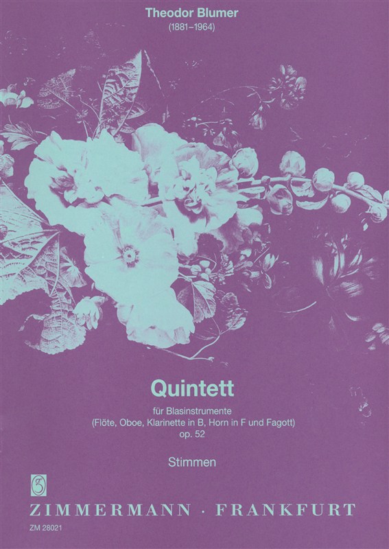 Blumer: Quintet - Parts