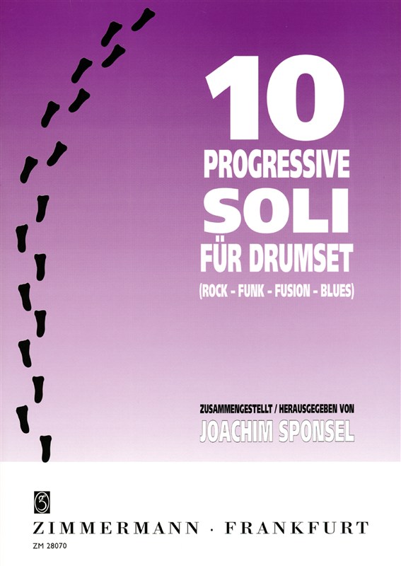 Zehn Progressive Soli Fr Drumset