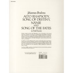 Johannes Brahms: Alto Rhapsody/Song Of Destiny/Nnie/Song Of The Fates