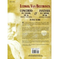 Ludwig Van Beethoven: Concerto In C  Op.56 (Triple Concerto) / Fantasia In C Minor Op.80 (Choral Fantasy)