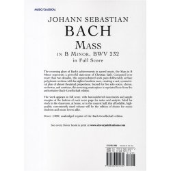 J.S. Bach: Mass In B Minor BWV 232 - Dover Miniature Score