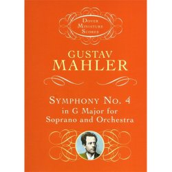 Gustav Mahler: Symphony No.4 In G - Soprano/Orchestra (Miniature Score)