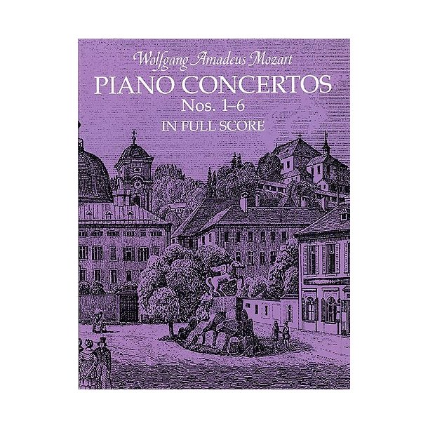 W.A. Mozart: Piano Concertos Nos.1-6 Full Score