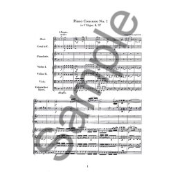 W.A. Mozart: Piano Concertos Nos.1-6 Full Score