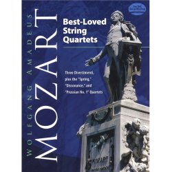 W.A. Mozart: Best Loved String Quartets - Three Divertimenti, Plus The "Spring," "Dissonance" And "Prussian No.1" Quartets